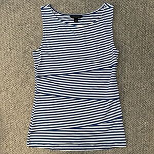 NWT! Banana Republic medium blue layered top